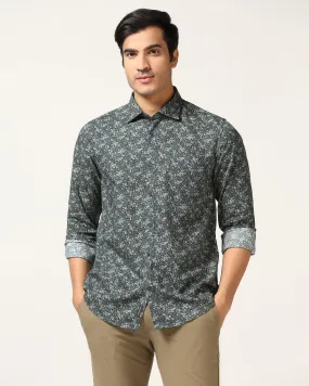 TechPro Casual Charcoal Solid Shirt - Trey