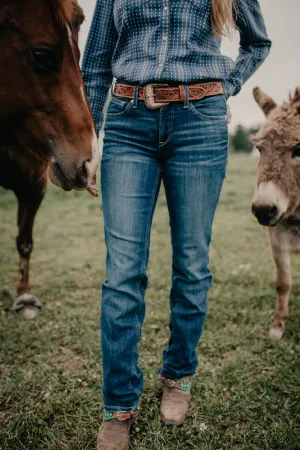 'Abby’ Ariat Perfect (Mid-High) Rise Straight-leg Jean