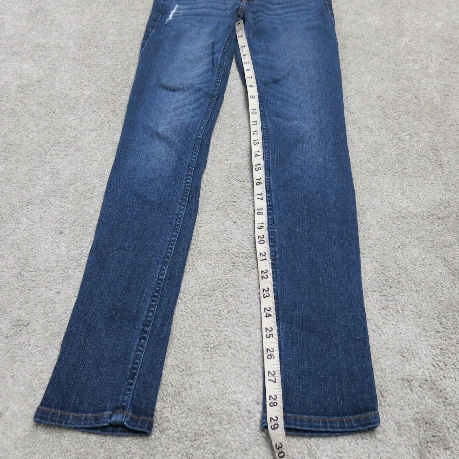 Abercrombie Fitch Women Skinny Leg Jeans Stretch Low Rise Blue Size W25XL31