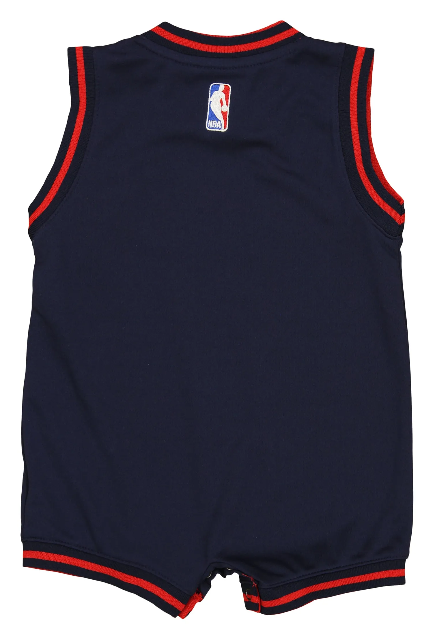 Adidas NBA Infants Detroit Pistons Replica Road Blank Romper, Navy