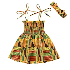 Afrikan Print Clothes Dashiki Style Outfit for girls