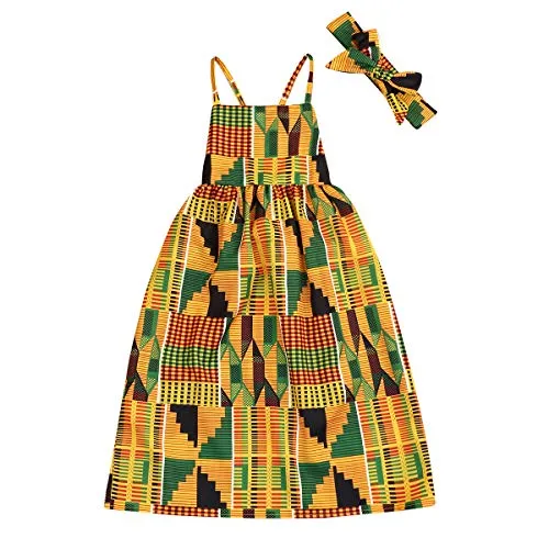 Afrikan Print Clothes Dashiki Style Outfit for girls