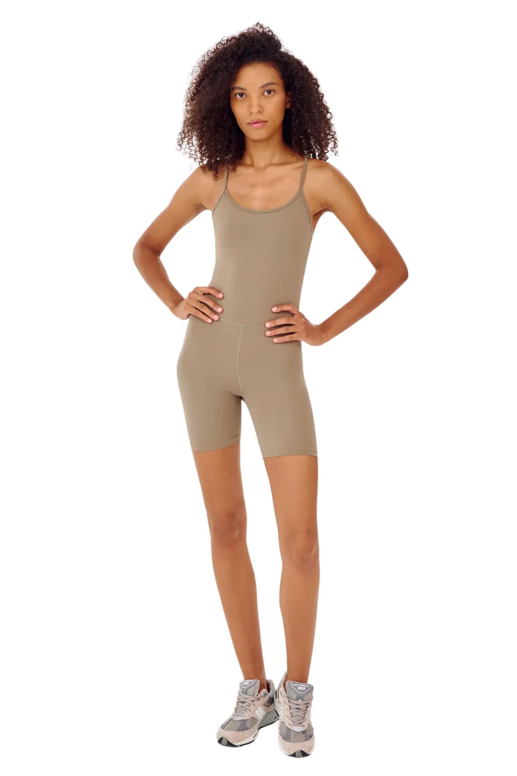 Airweight 6” Short Jumpsuit, Lentil