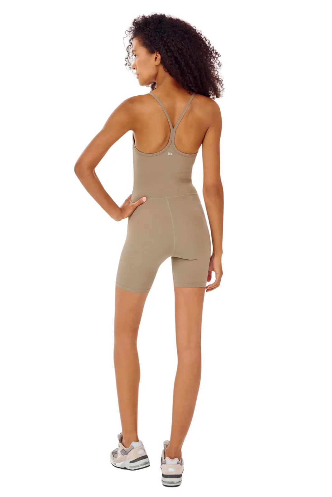 Airweight 6” Short Jumpsuit, Lentil