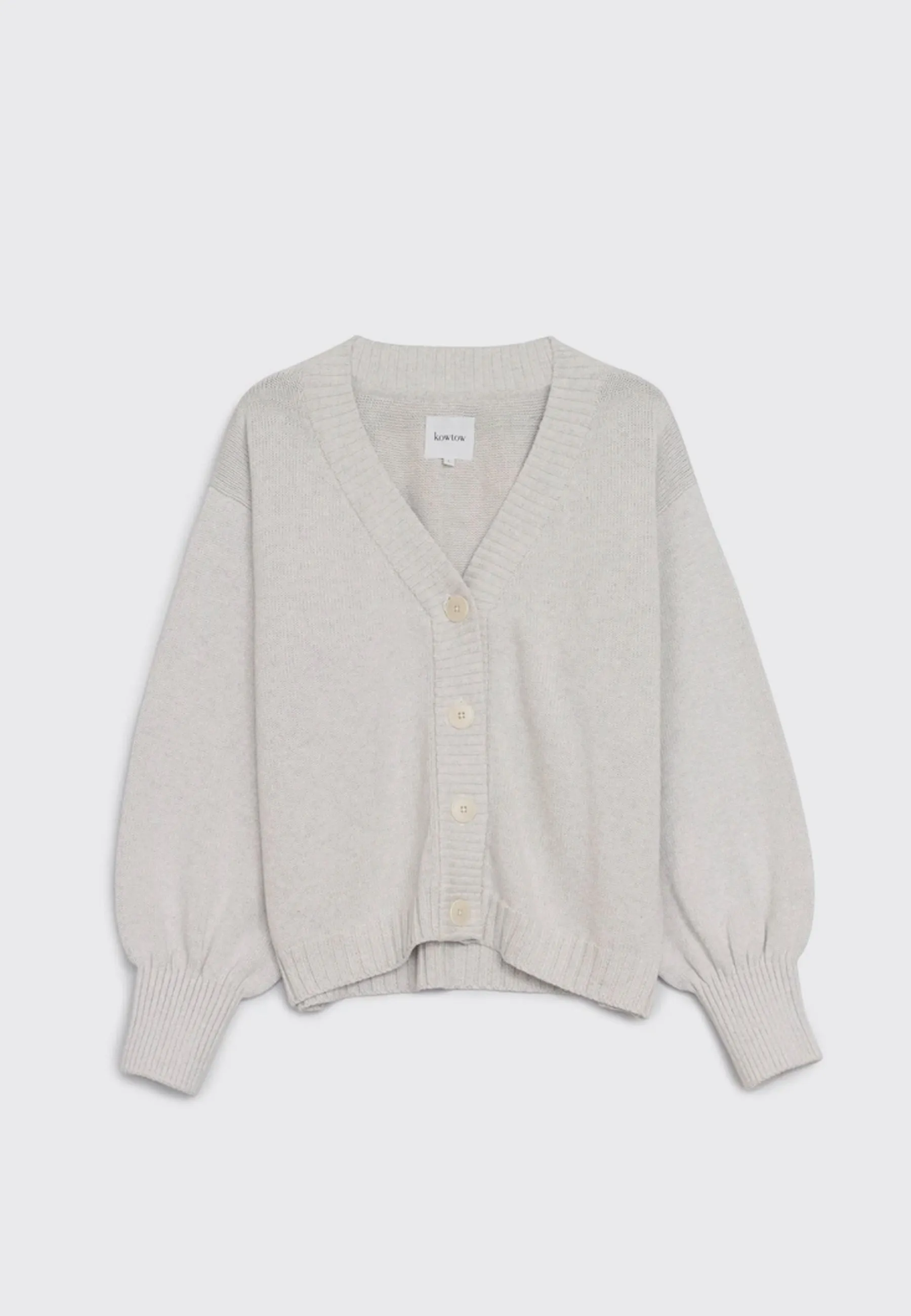 Arc Cardigan - light grey marle