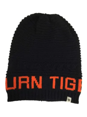 Auburn Tigers TOW Navy Leisure Knit Slouchy Hipster Hanging Beanie Hat Cap