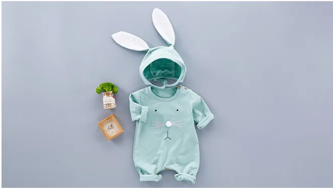 Baby Bunny Romper & Bunny Hat