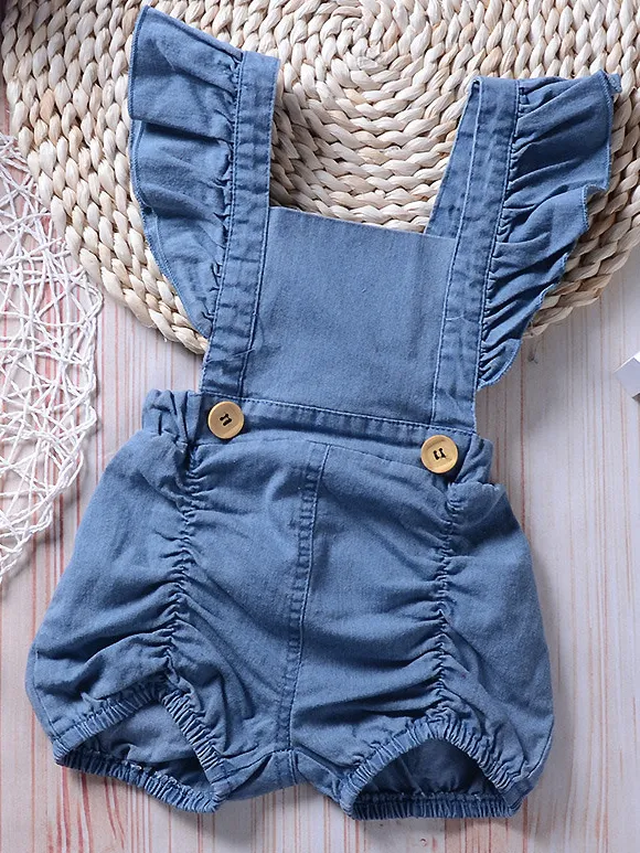 Baby Denim Romper Onesie