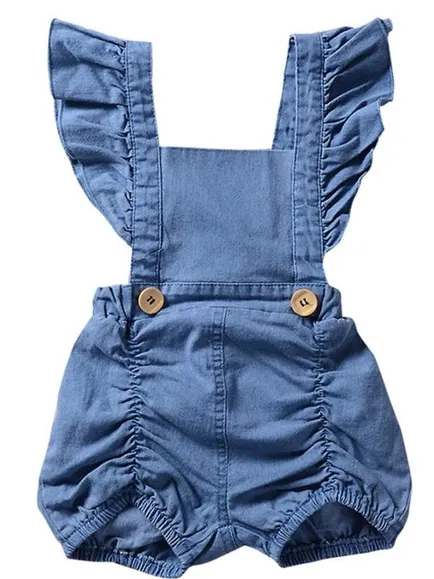 Baby Denim Romper Onesie