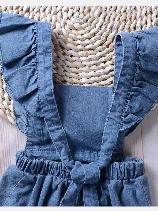 Baby Denim Romper Onesie