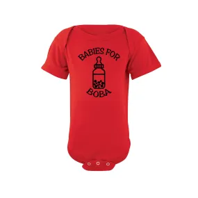 Bad Pickle Tees - Babies for Boba Baby Onesie