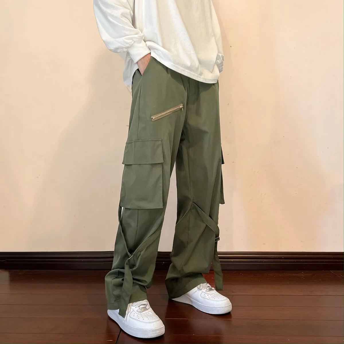 Baggy Cargo Green Pants