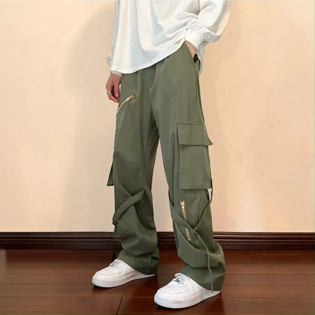 Baggy Cargo Green Pants