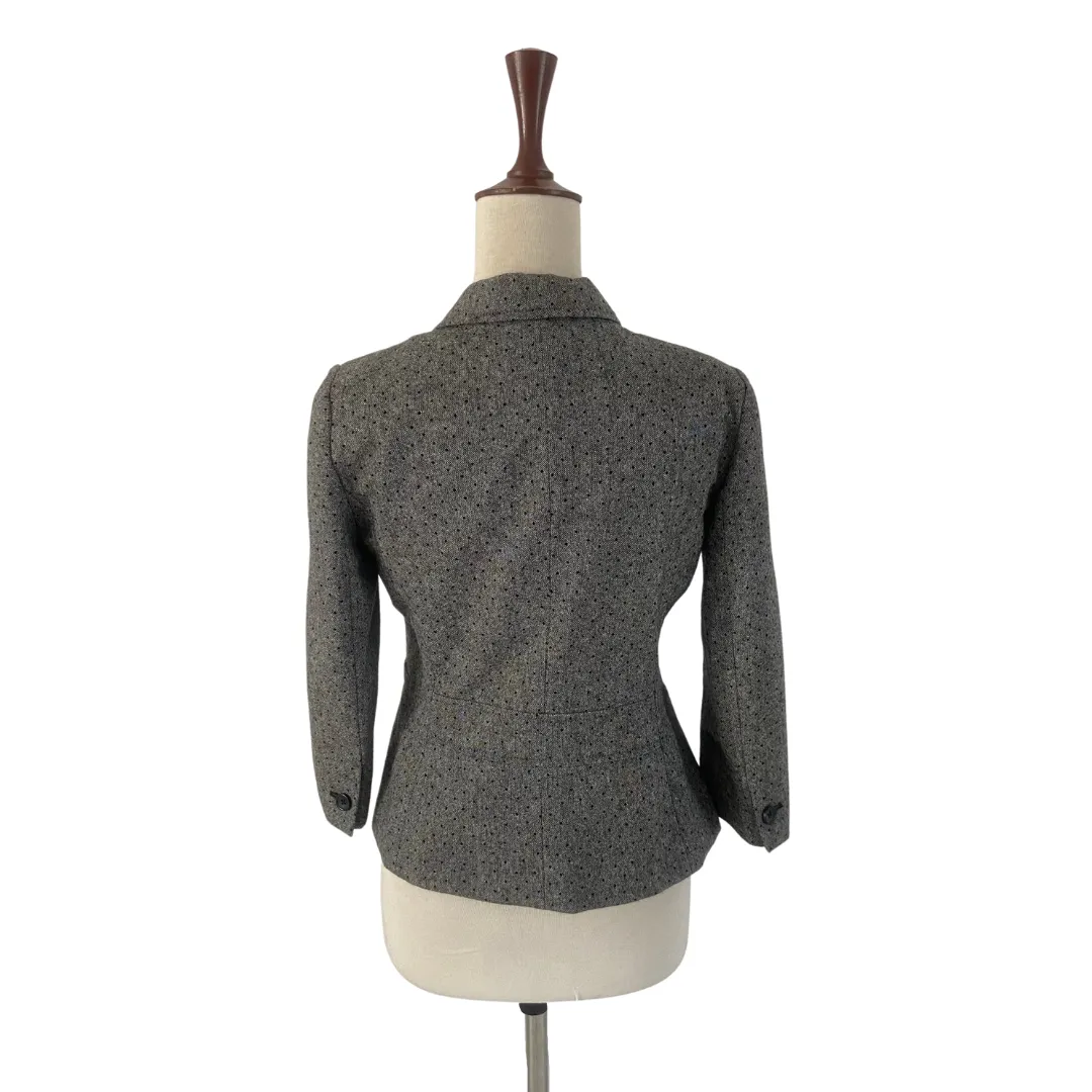 Banana Republic Grey Tweed Blazer | Gently Used |