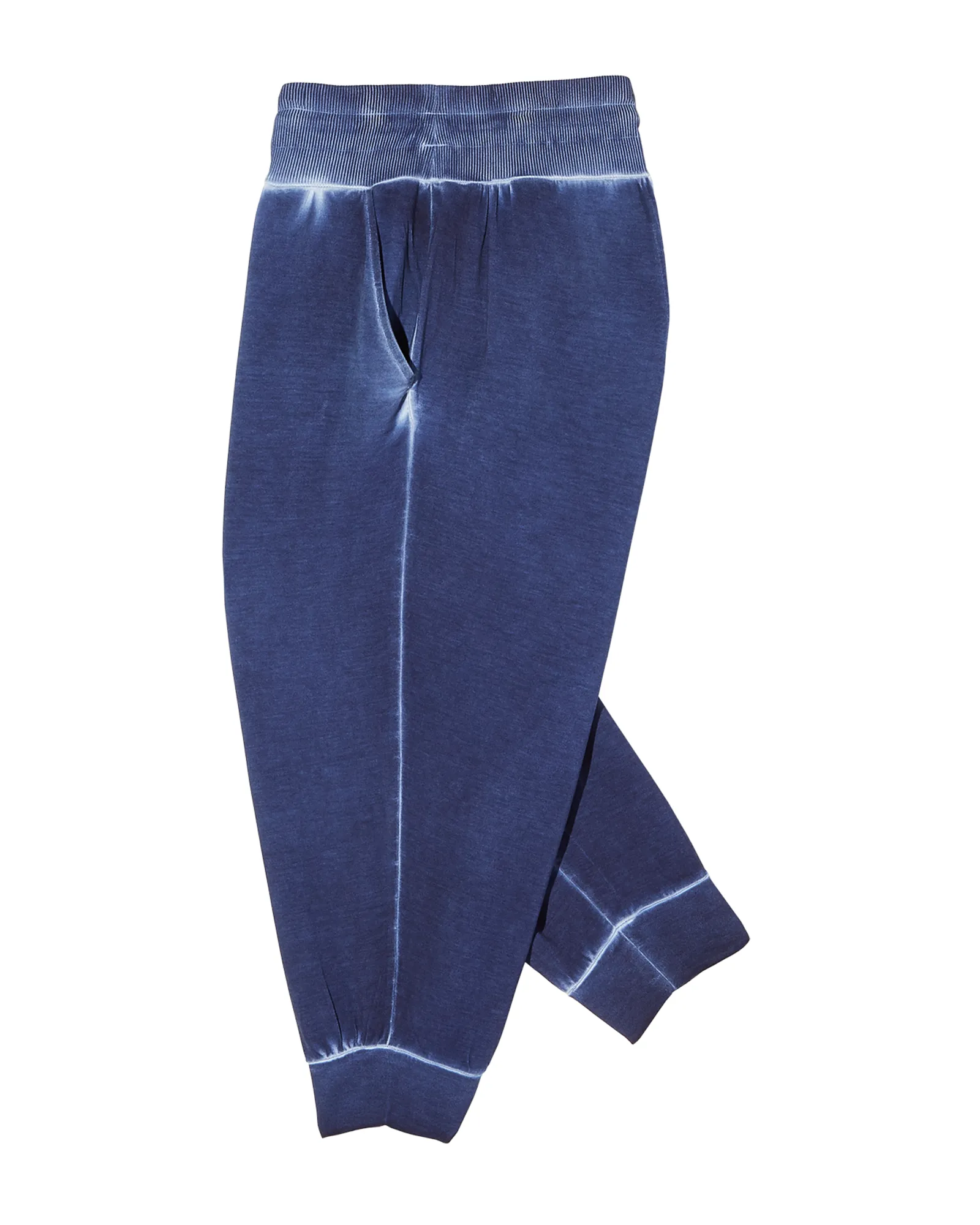 Belle Fade Out Capri Jogger | Navy / Light Blue