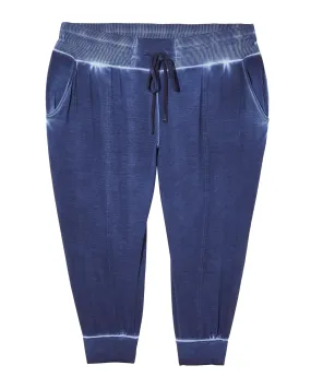 Belle Fade Out Capri Jogger | Navy / Light Blue