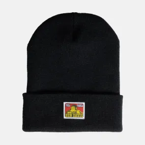 Ben Davis Cuffed Knit Beanie Black