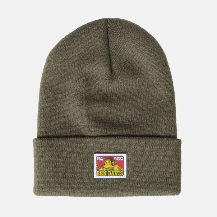 Ben Davis Cuffed Knit Beanie Moss