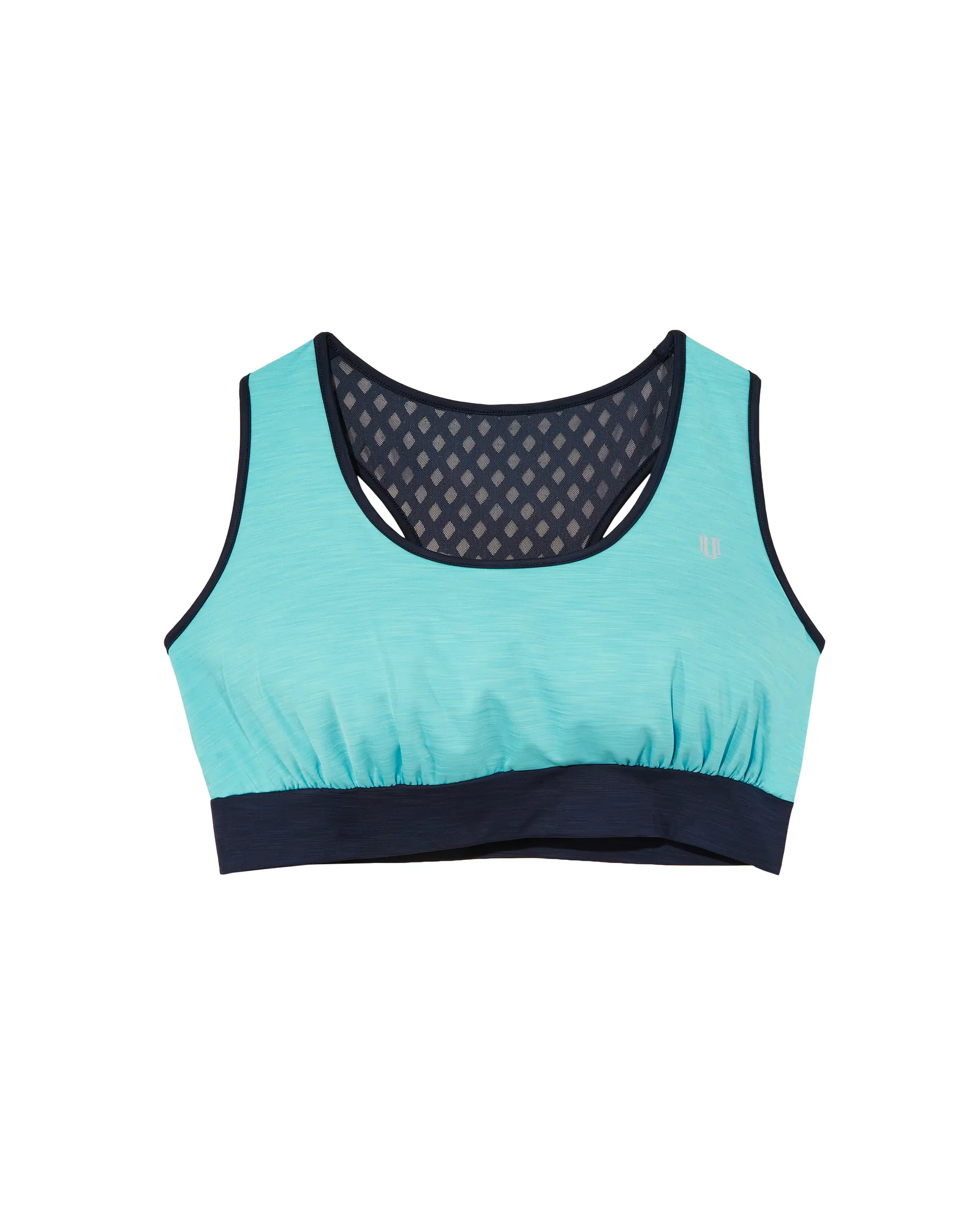 Benmore Sports Bra | Turquoise / Navy