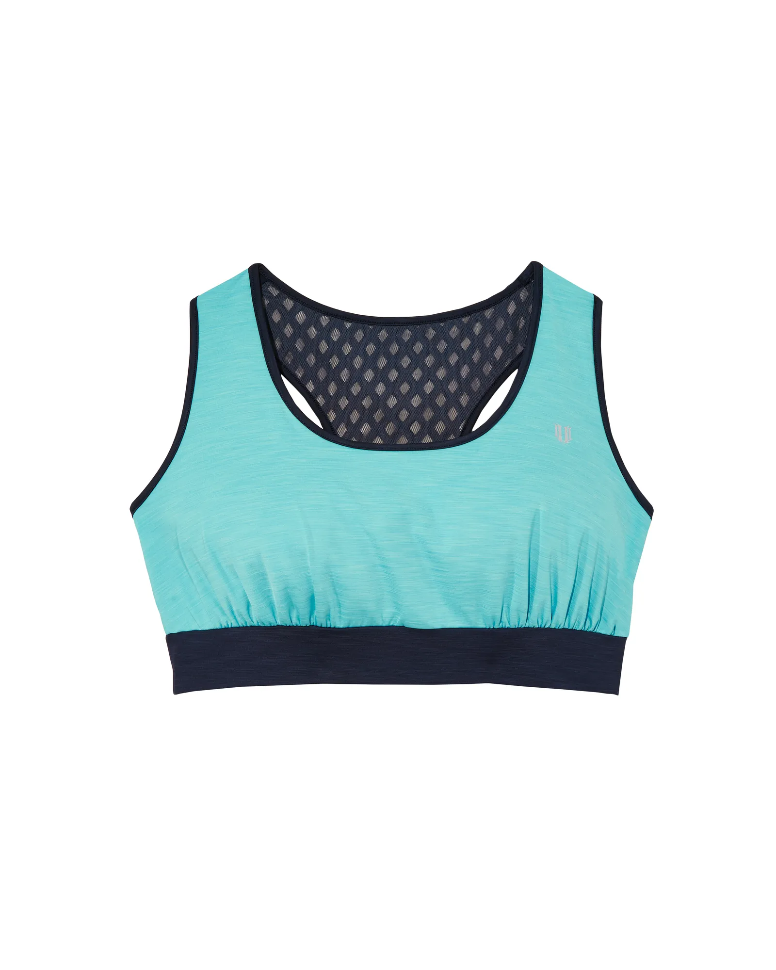 Benmore Sports Bra | Turquoise / Navy