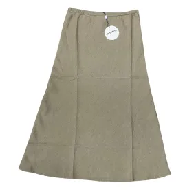 Bias Cut Skirt Khaki