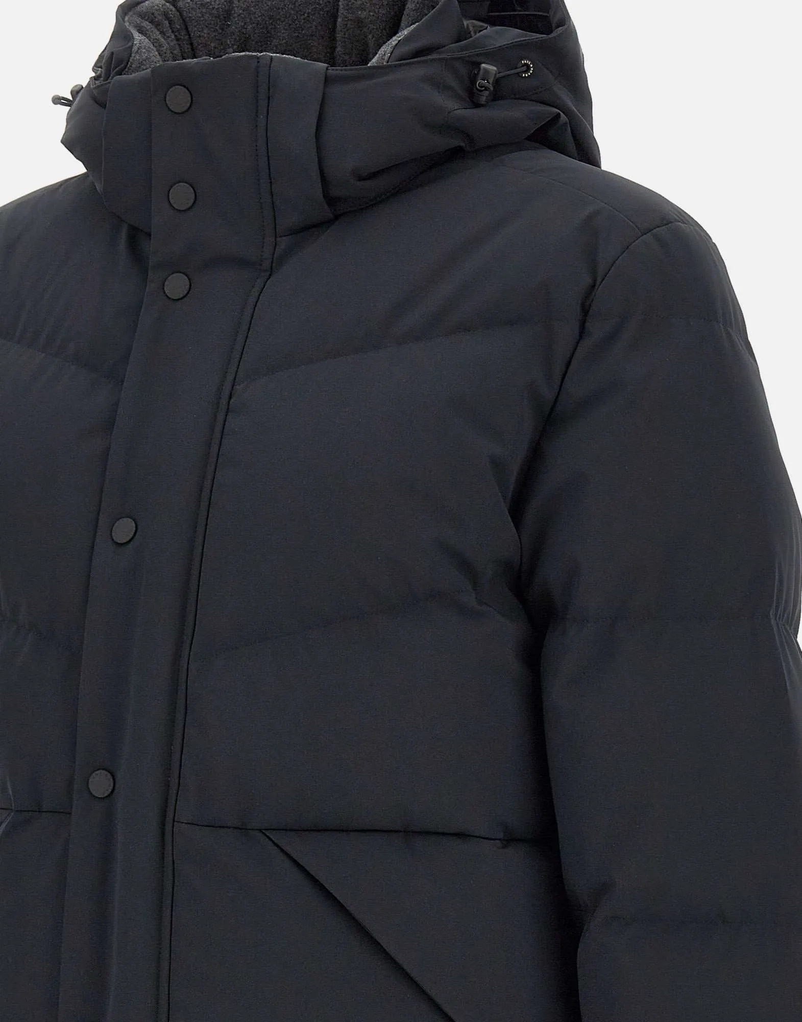 Black Down Jacket for Men