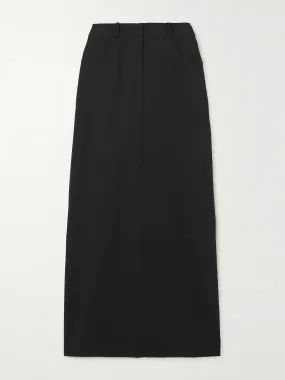 Black maxi skirt