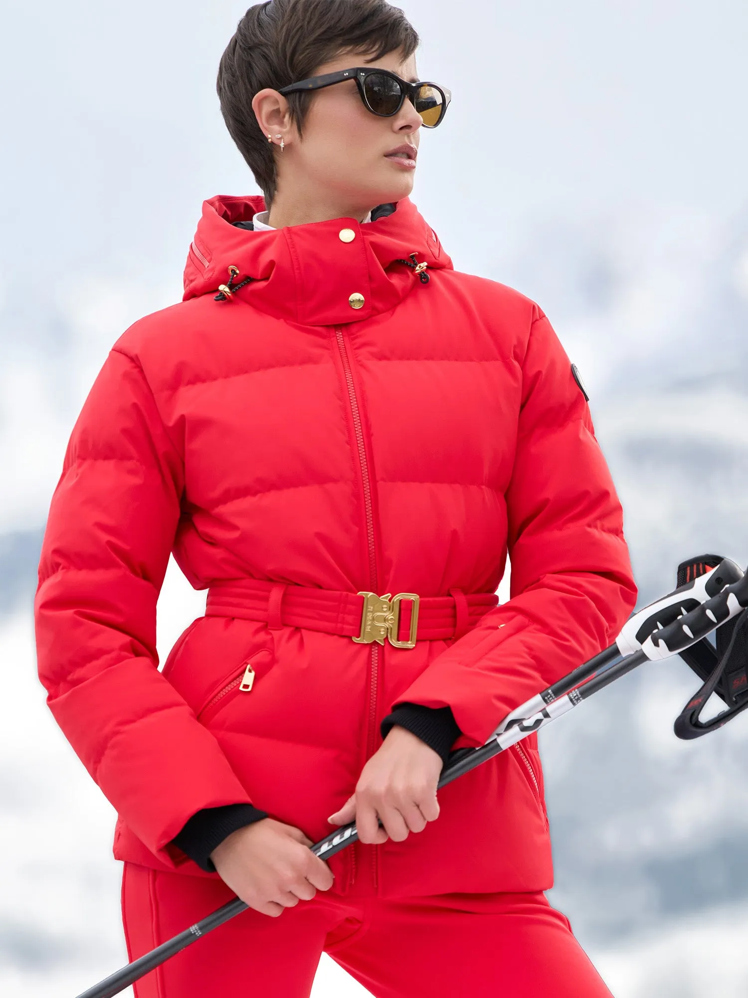 Bond Down Belted Ski Jacket