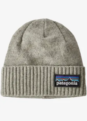 Brodeo Beanie in Logo Drifter Grey by Patagonia