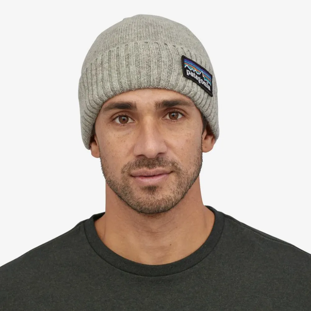 Brodeo Beanie in Logo Drifter Grey by Patagonia