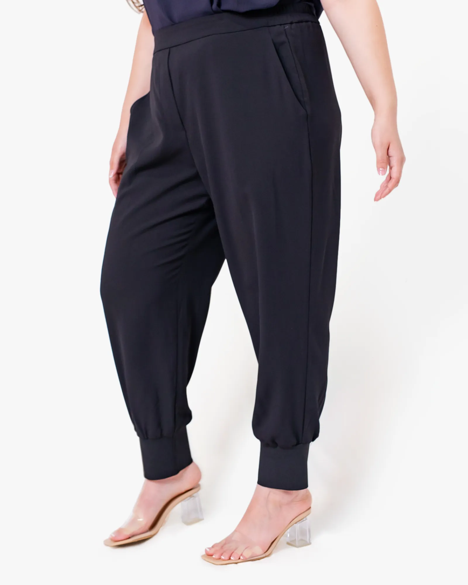 Brooke Jogger Dress Pant | Black