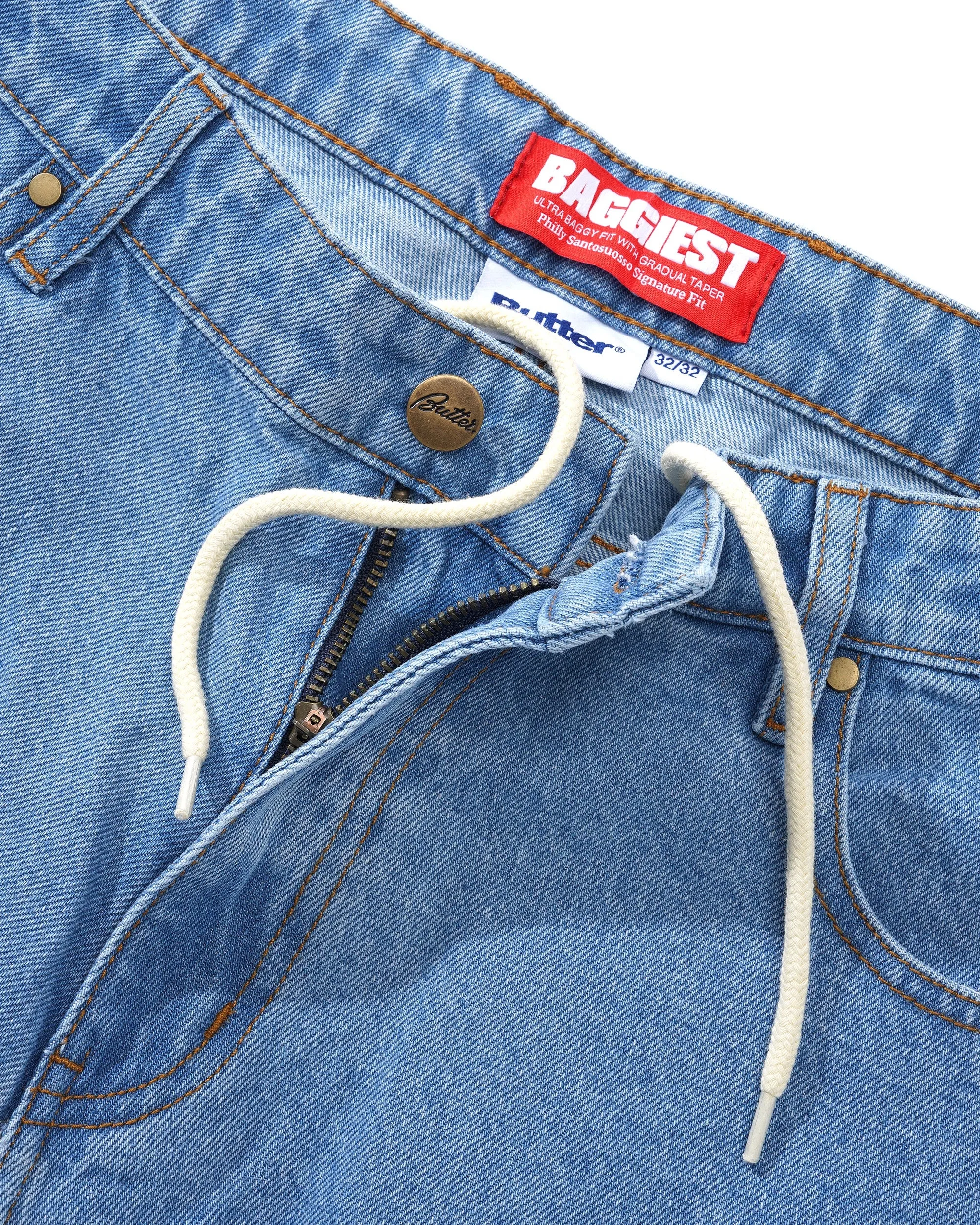 Butter Goods - Santosuosso Denim Jeans (Washed Indigo)