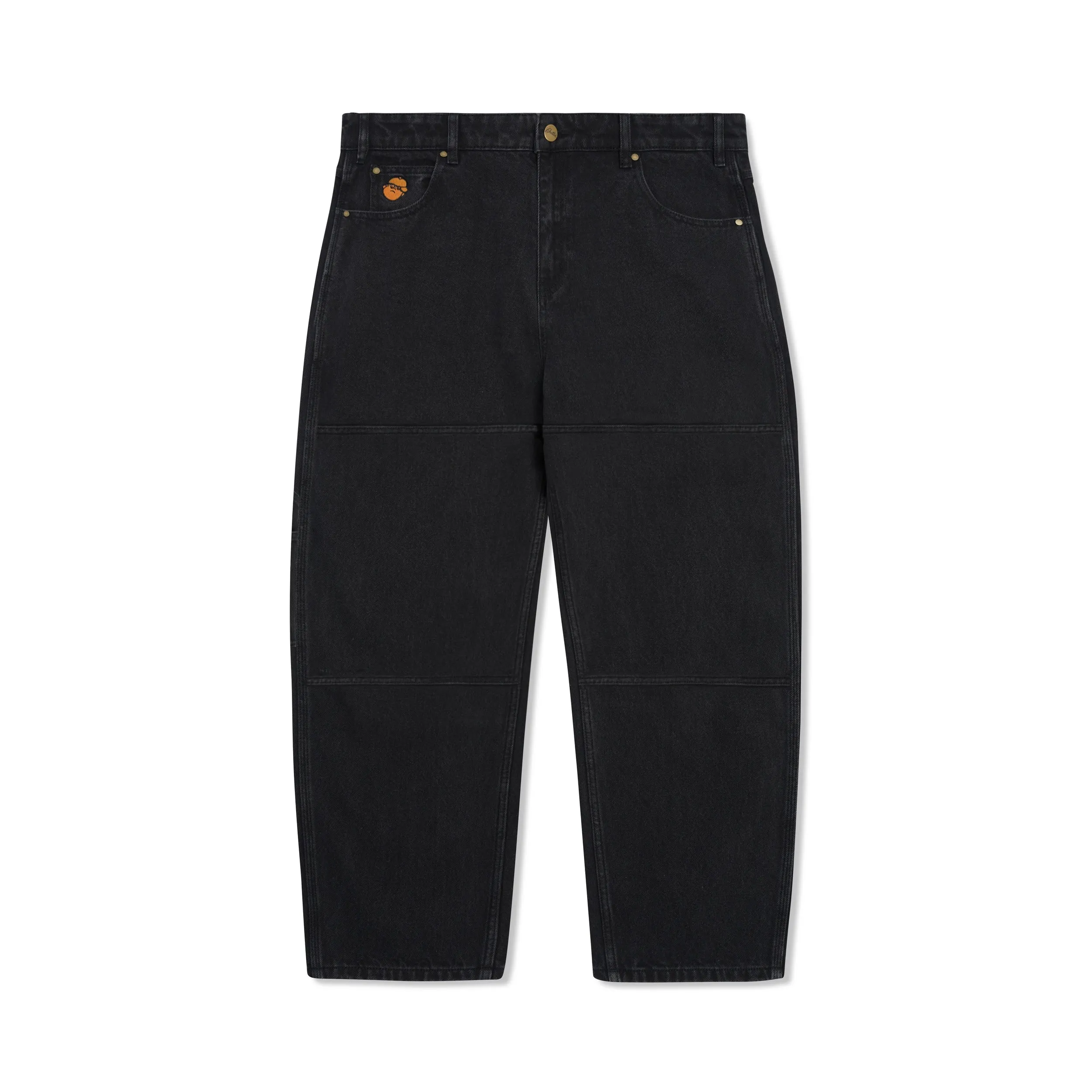 Butter Goods Santosuosso Double Knee Denim Jeans Washed Black