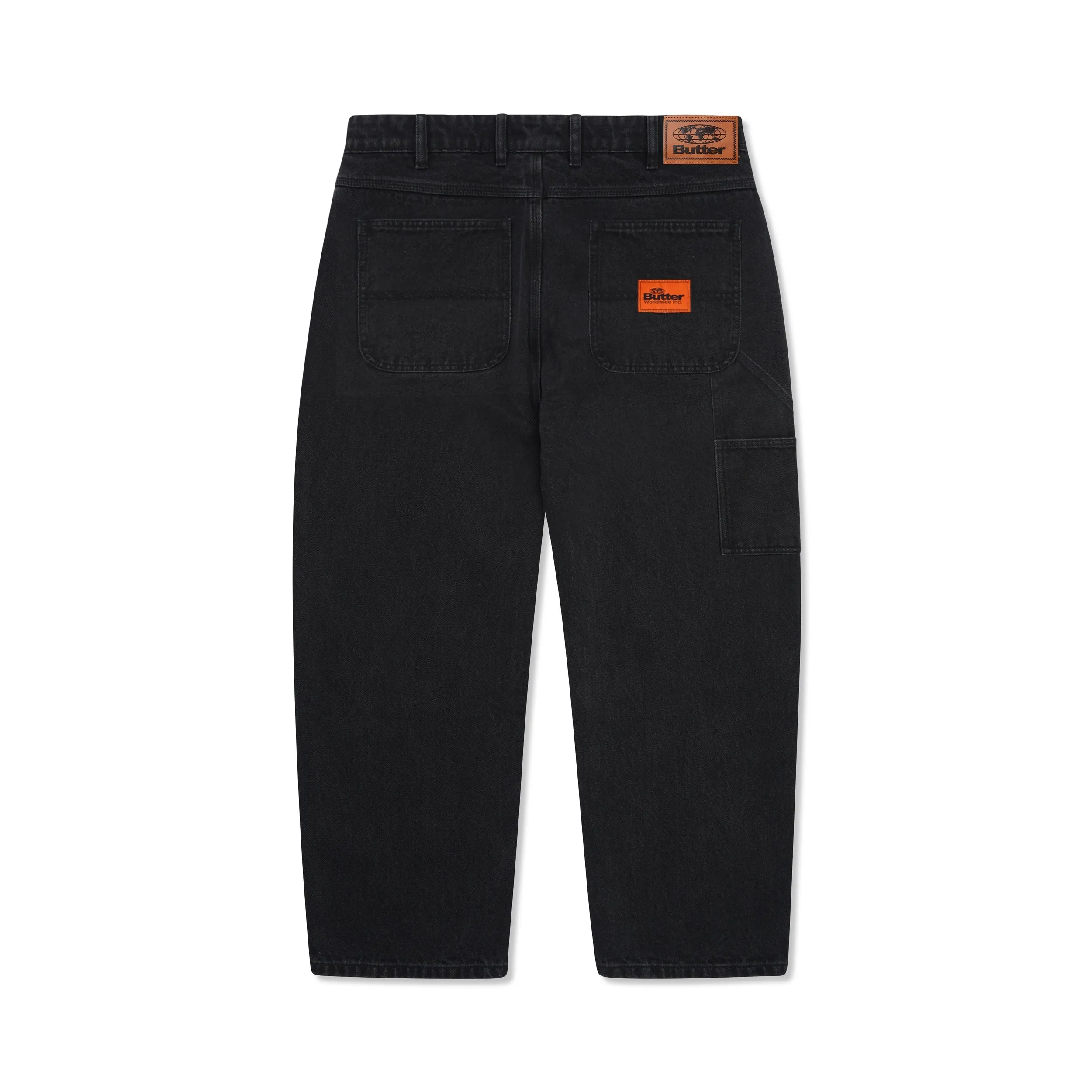 Butter Goods Santosuosso Double Knee Denim Jeans Washed Black