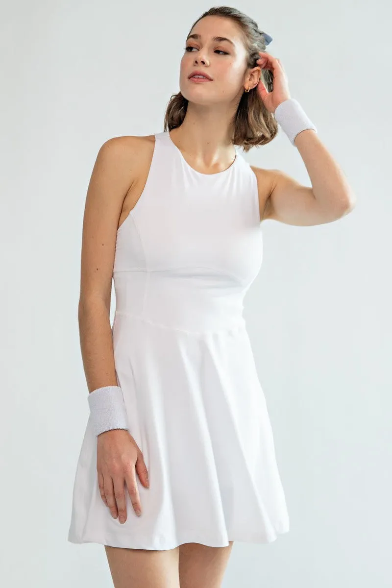 Butter Soft Romper Dress White