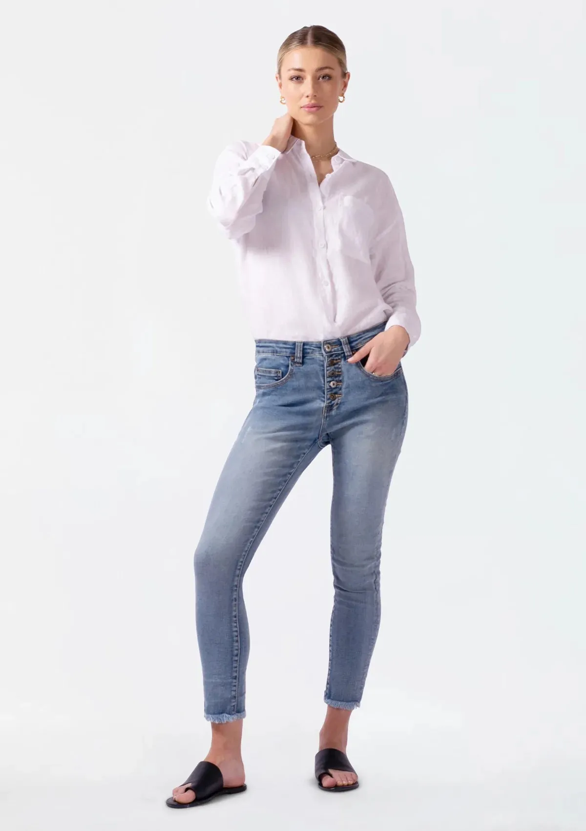 Buttercup Light Blue Denim Jean