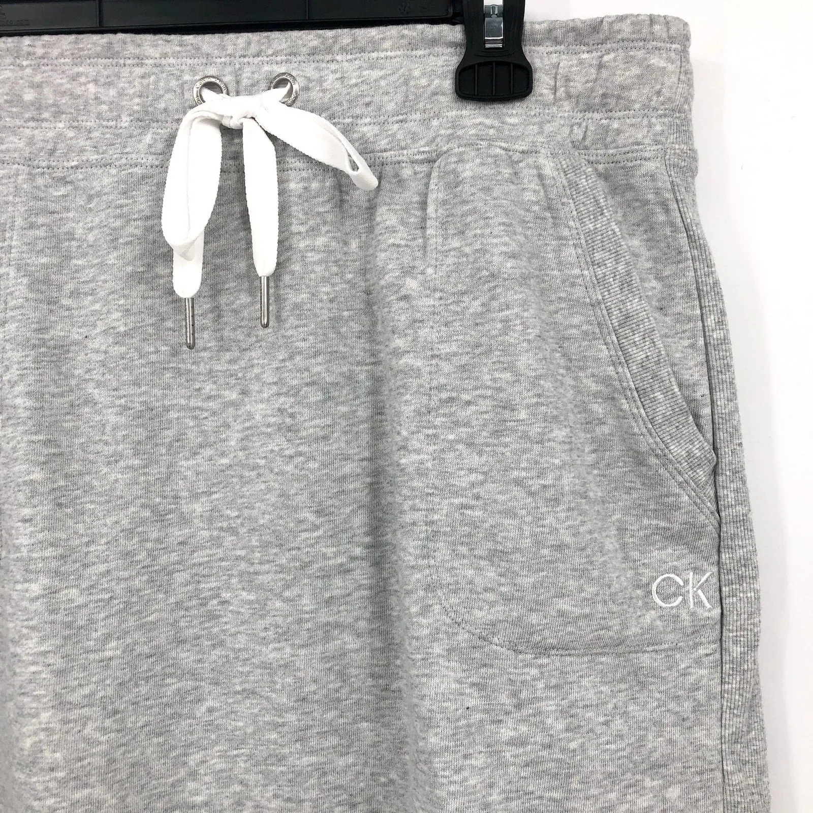 CALVIN KLEIN PERFORMANCE Women's Eco-Terry Skirt M Heather Grey Pull on NWT