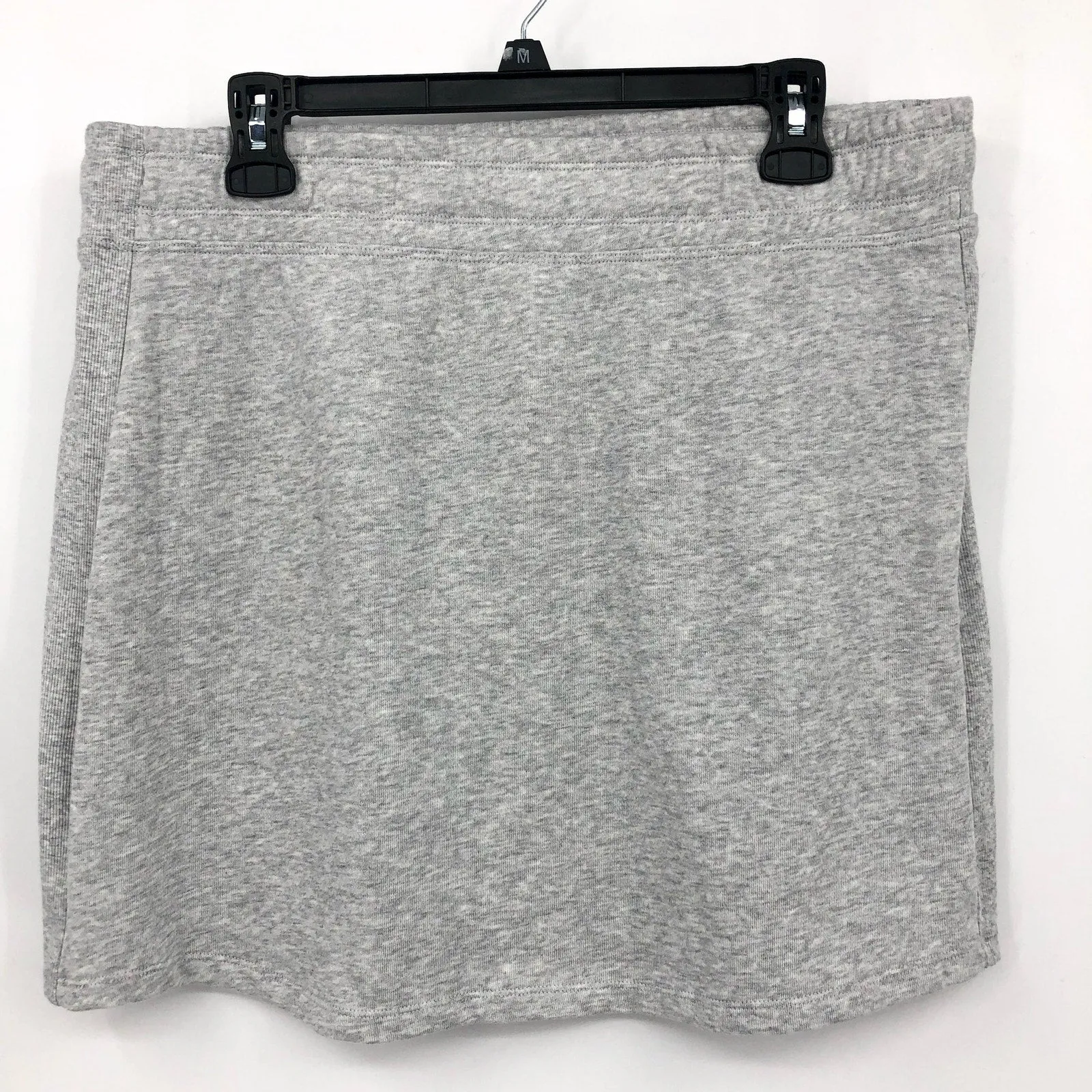 CALVIN KLEIN PERFORMANCE Women's Eco-Terry Skirt M Heather Grey Pull on NWT