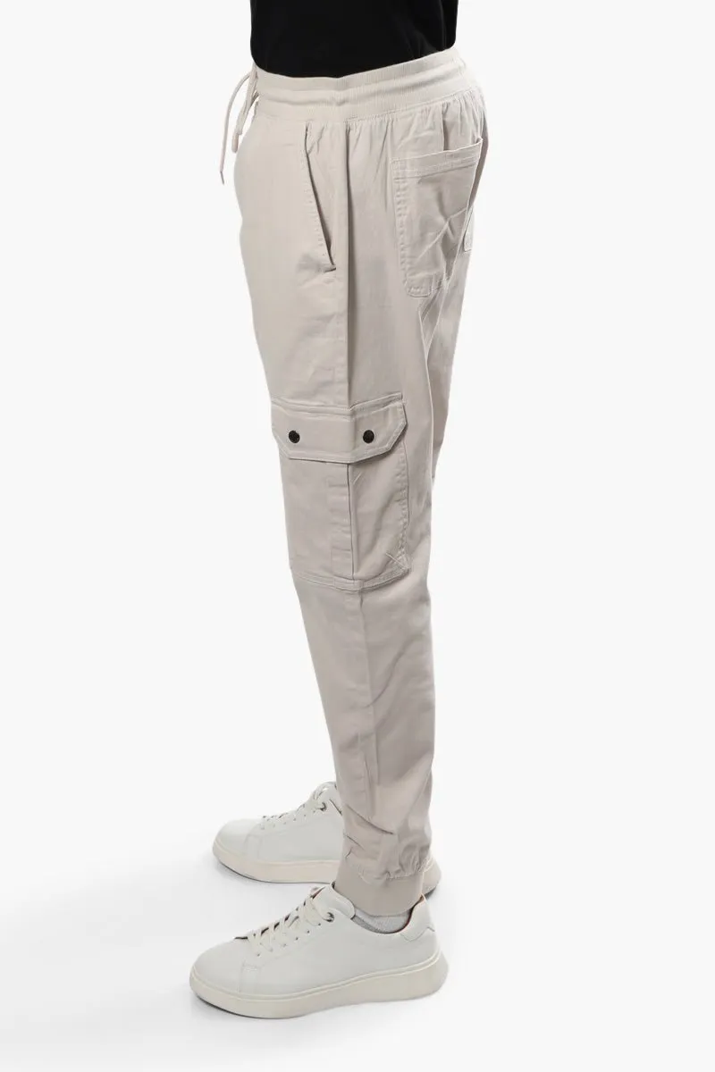 Canada Weather Gear Tie Waist Cargo Pants - Stone