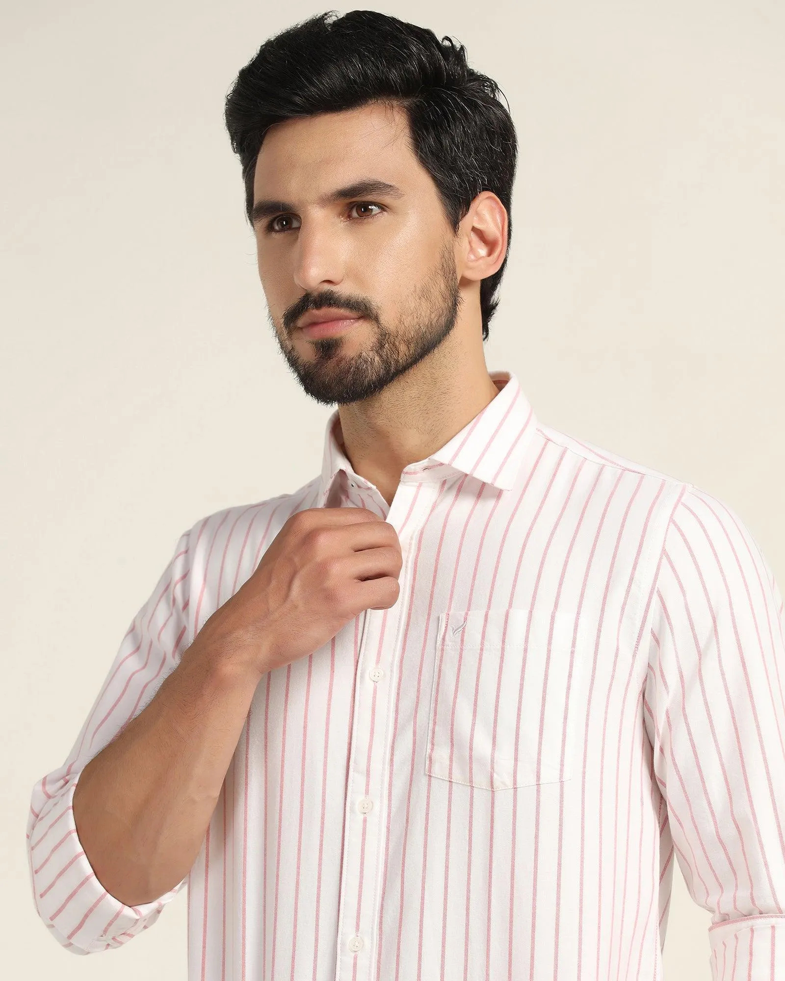 Casual Red Striped Shirt - Eagle