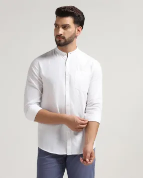 Casual White Solid Shirt - Colt