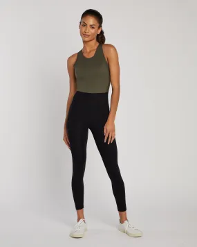 Catie Bodysuit - Black and Olive