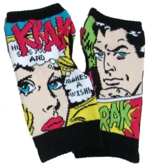 Comic Print Arm Warmers