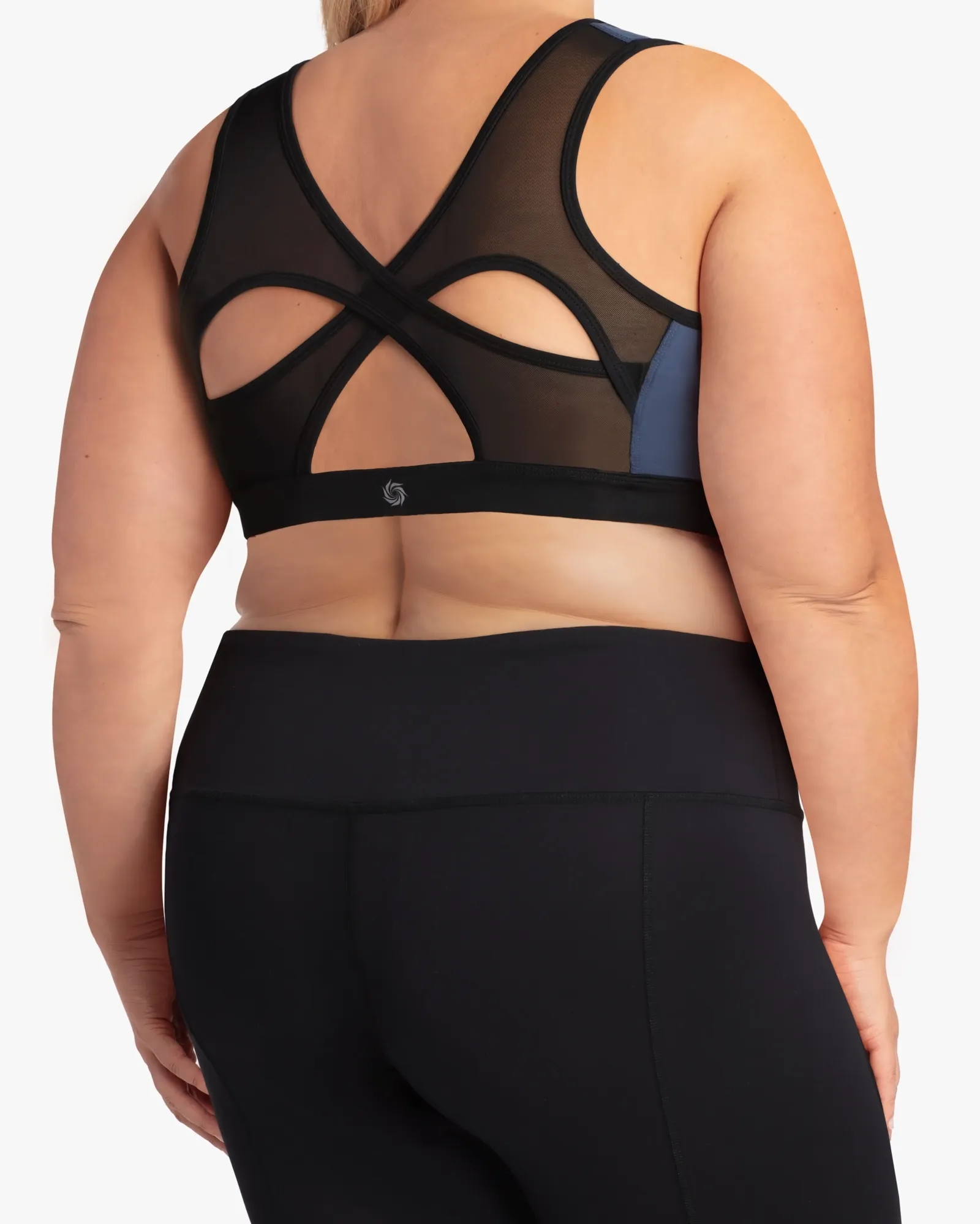 Como Zip Front Sports Bra | Teal / Black