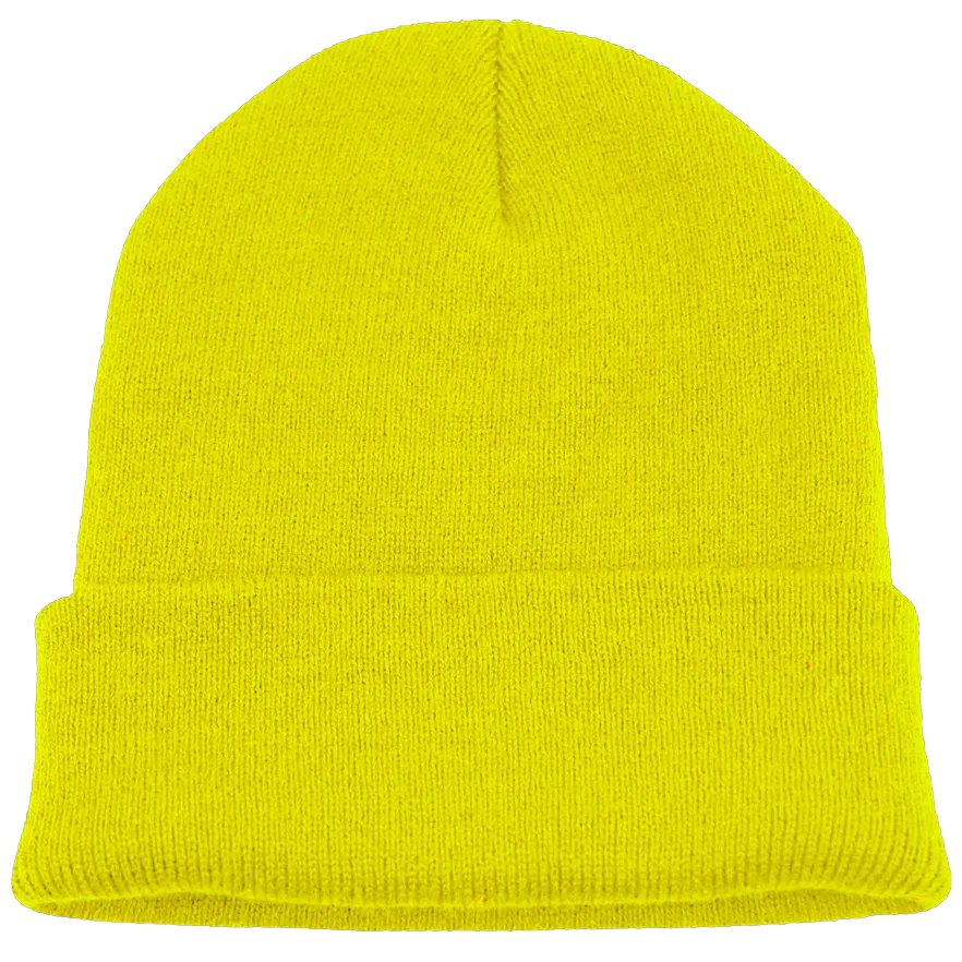 Cuff Beanie Safety Yellow