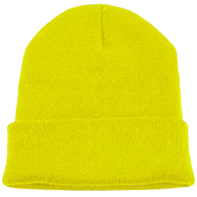 Cuff Beanie Safety Yellow