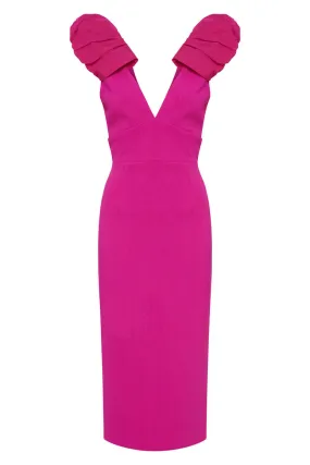 Cupid's Bow Midi Dress