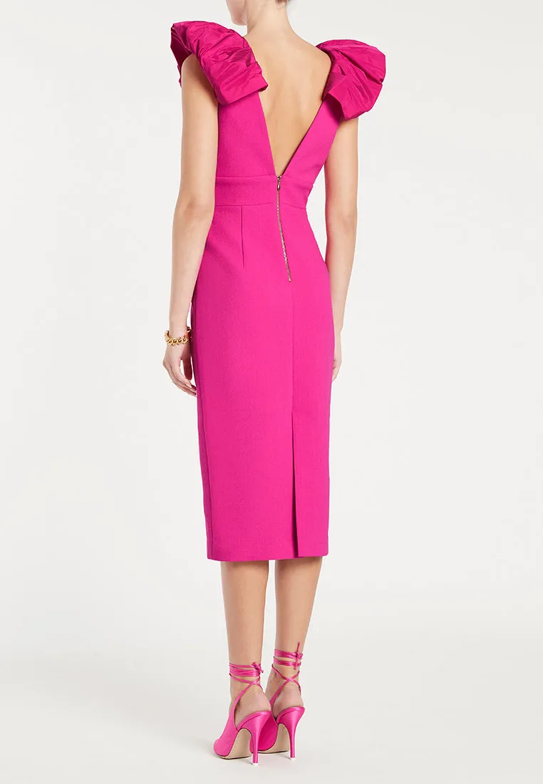 Cupid's Bow Midi Dress