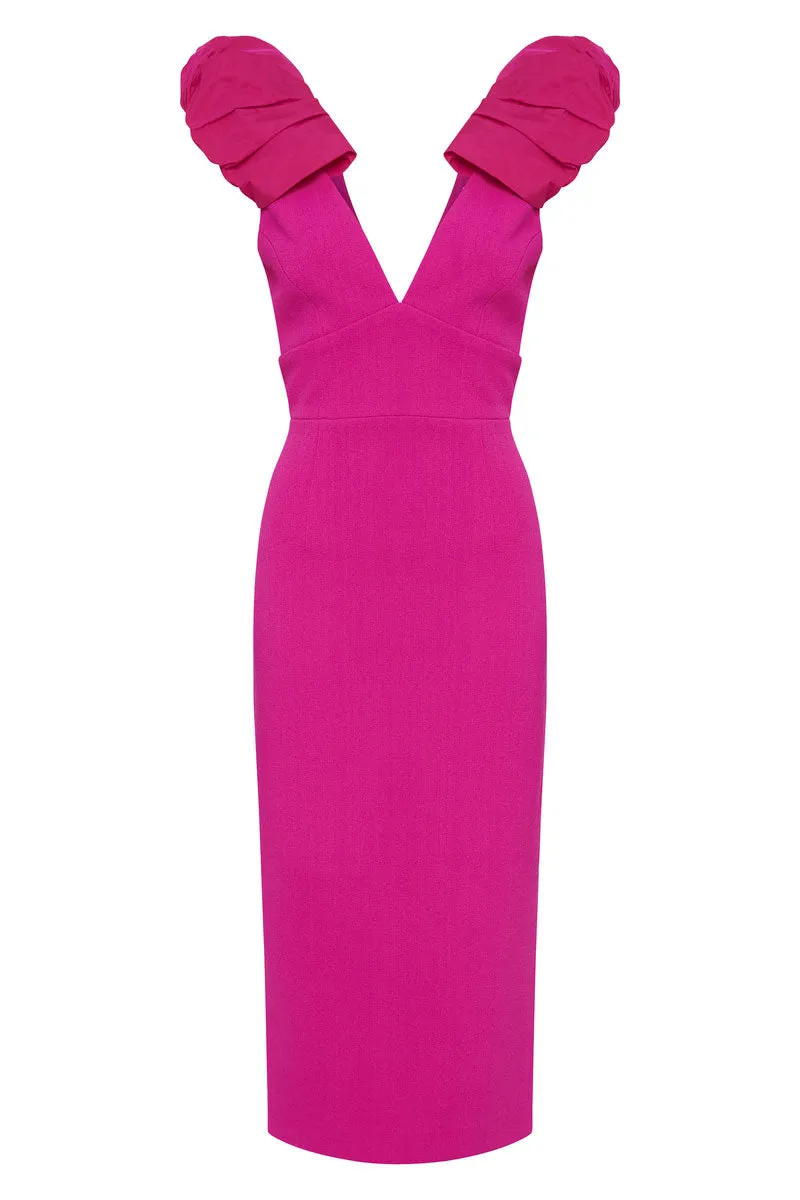 Cupid's Bow Midi Dress