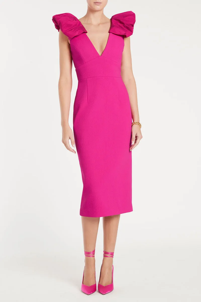 Cupid's Bow Midi Dress